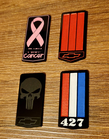 Emblems and Carbon fiber parts